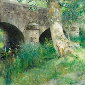 Pont sur le Loing à Grez-sur-Loing