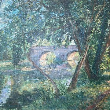 Pont sur le Loing à Grez-sur-Loing