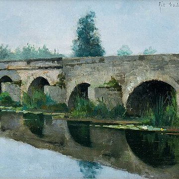 Pont sur le Loing à Grez-sur-Loing