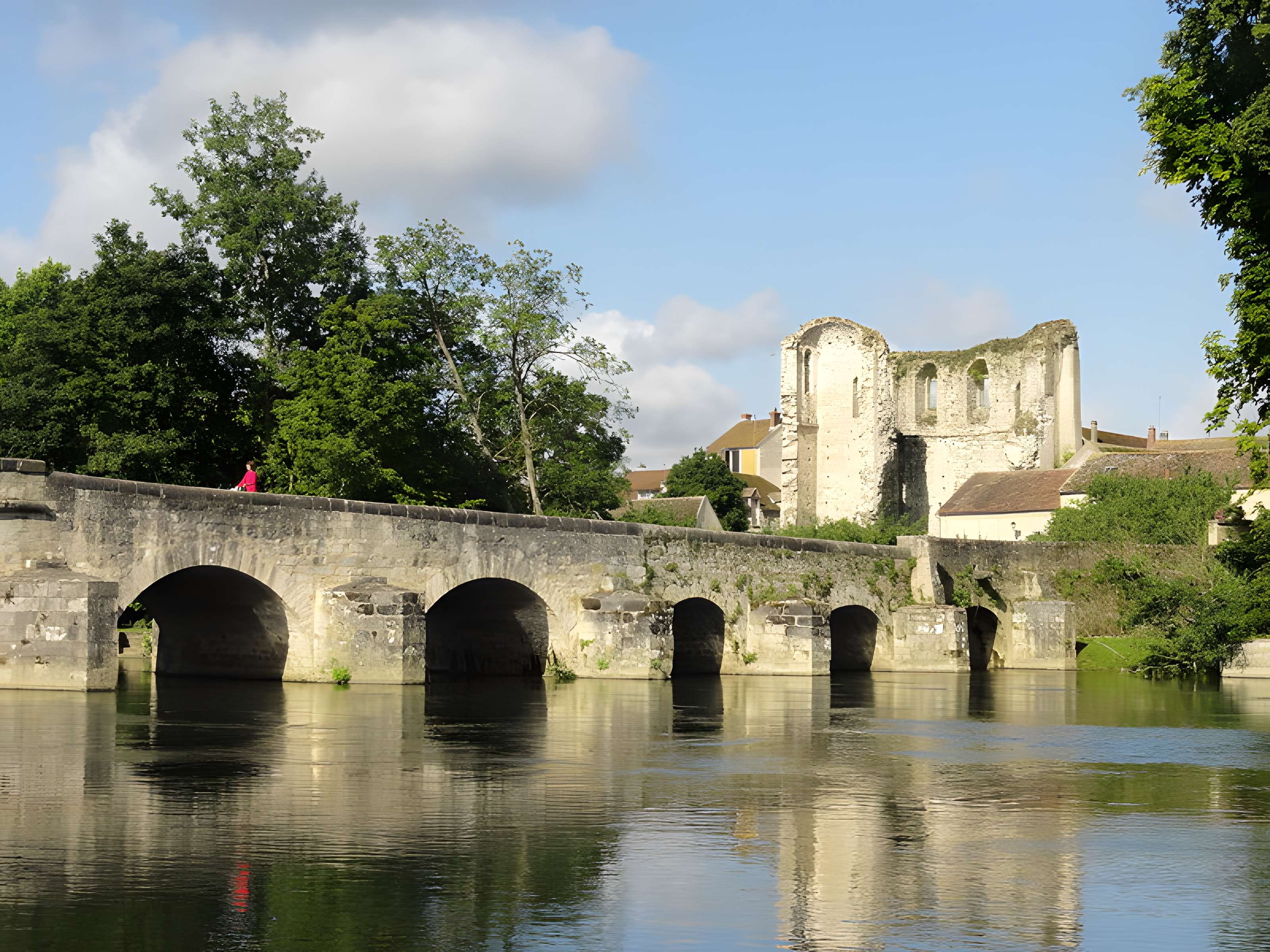Pont sur le Loing à Grez-sur-Loing