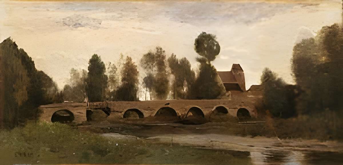 Pont sur le Loing à Grez-sur-Loing