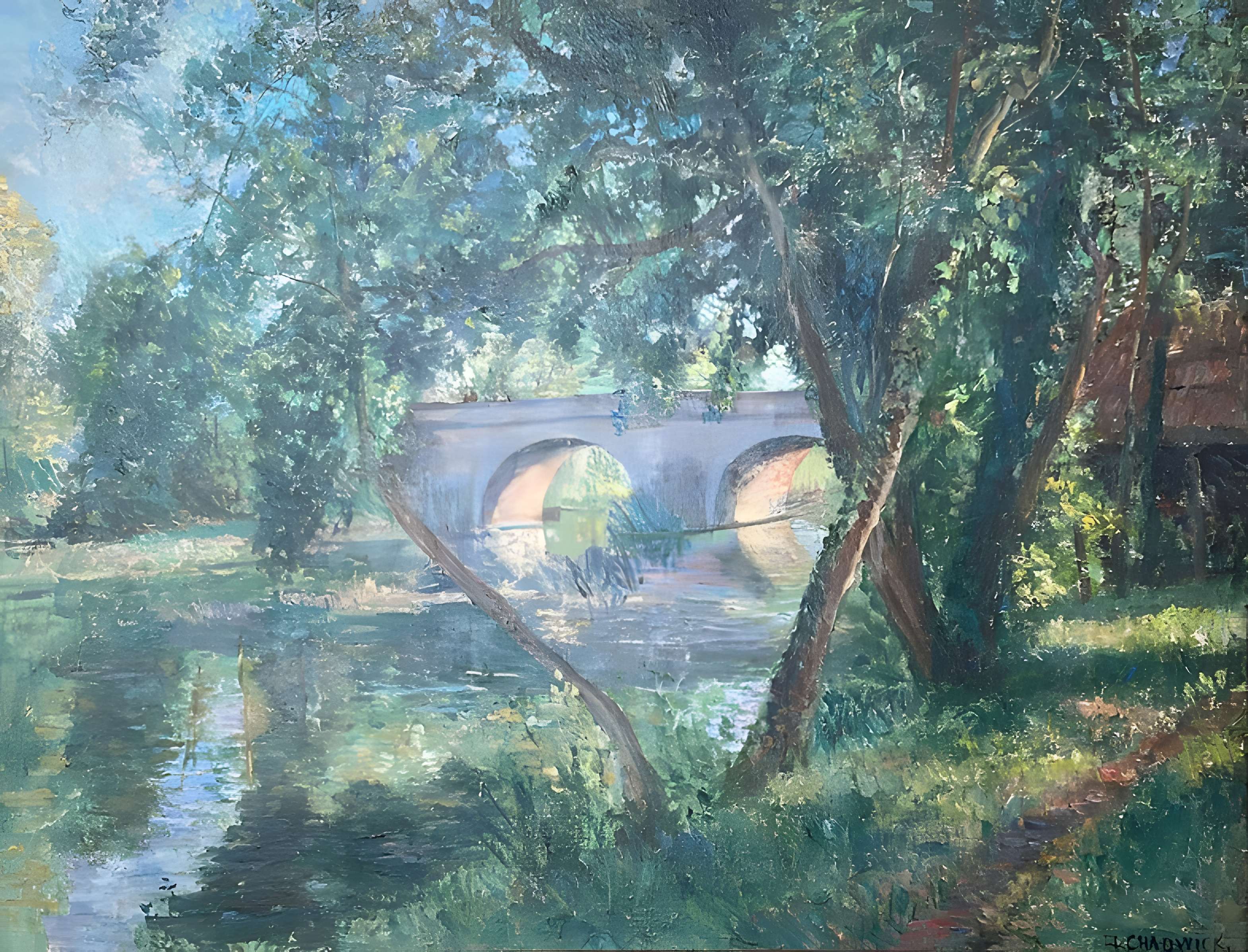 Pont sur le Loing à Grez-sur-Loing