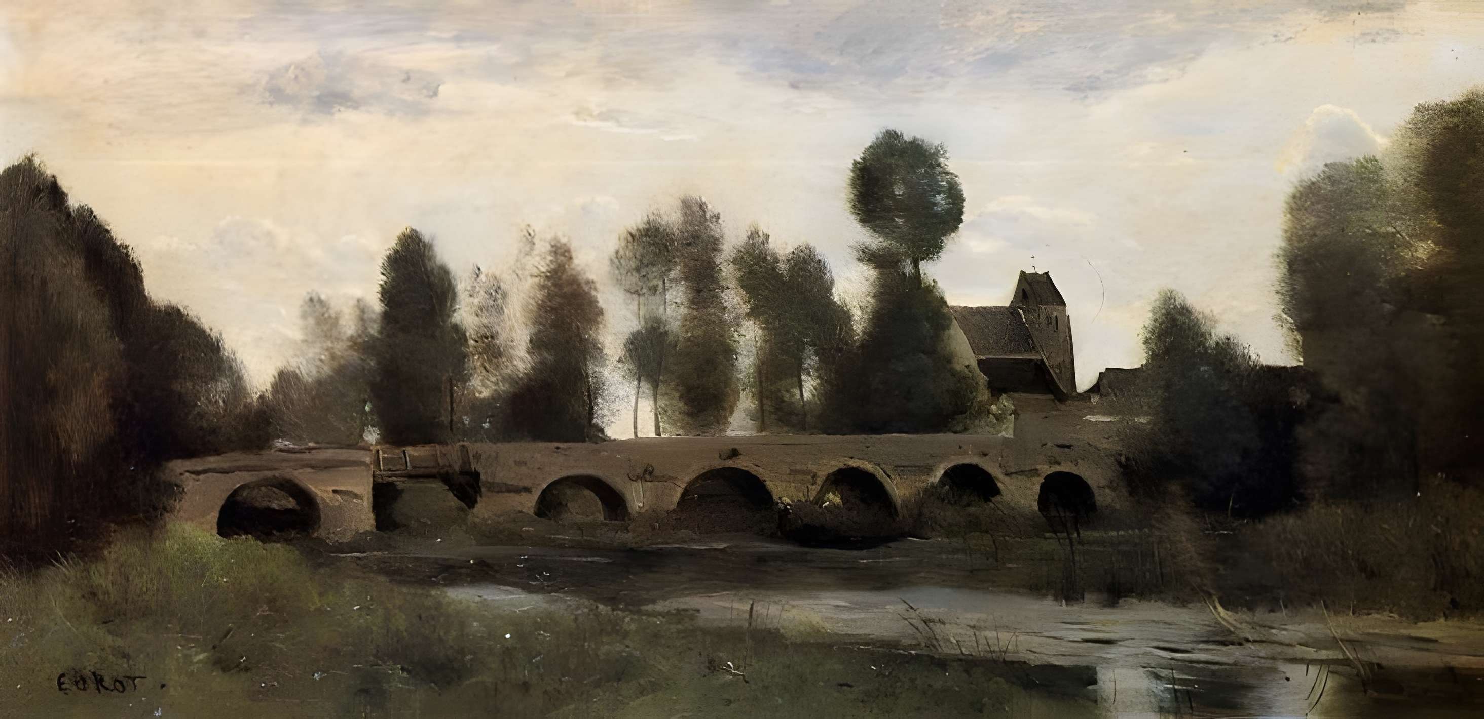 Pont sur le Loing à Grez-sur-Loing