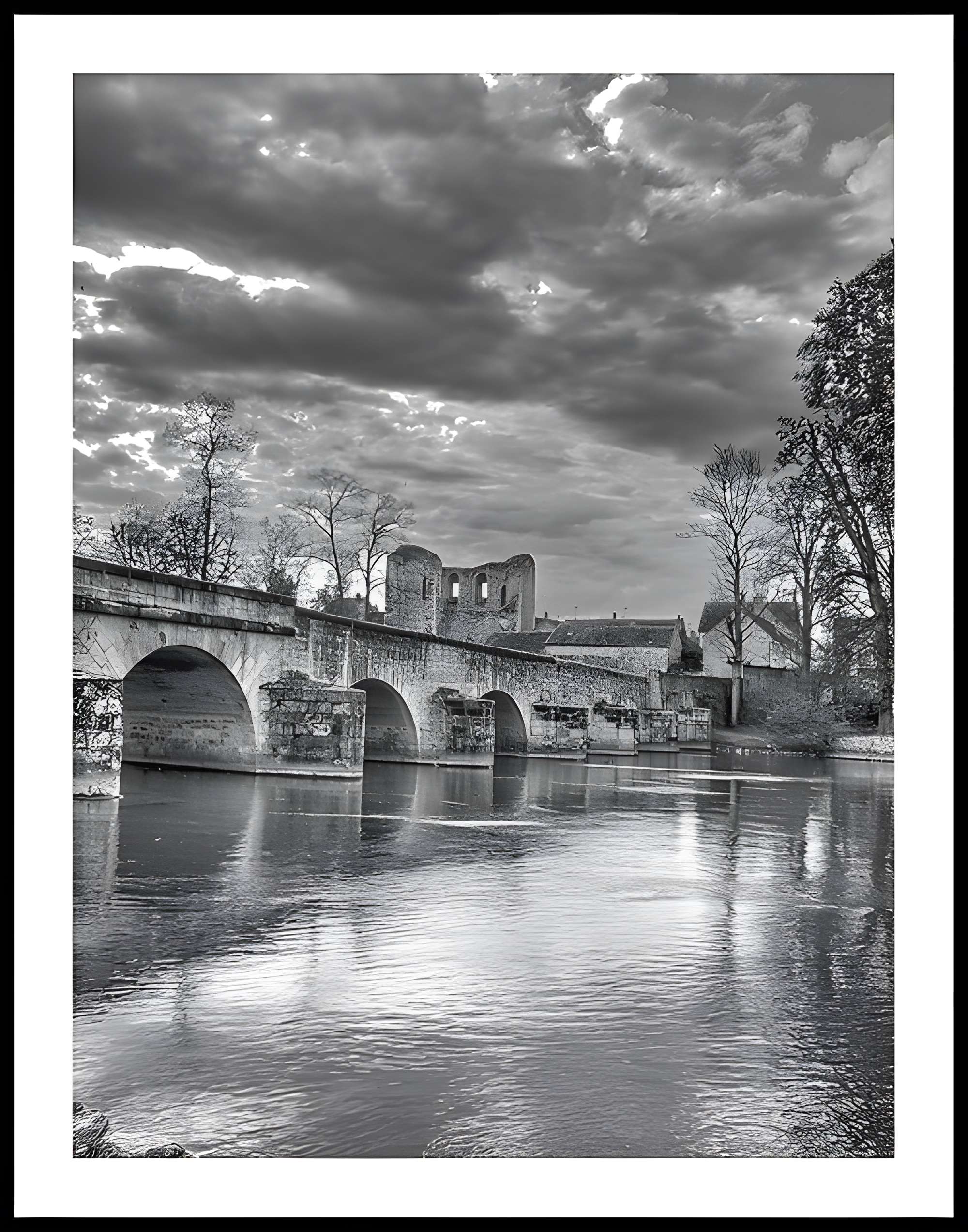 Pont sur le Loing à Grez-sur-Loing