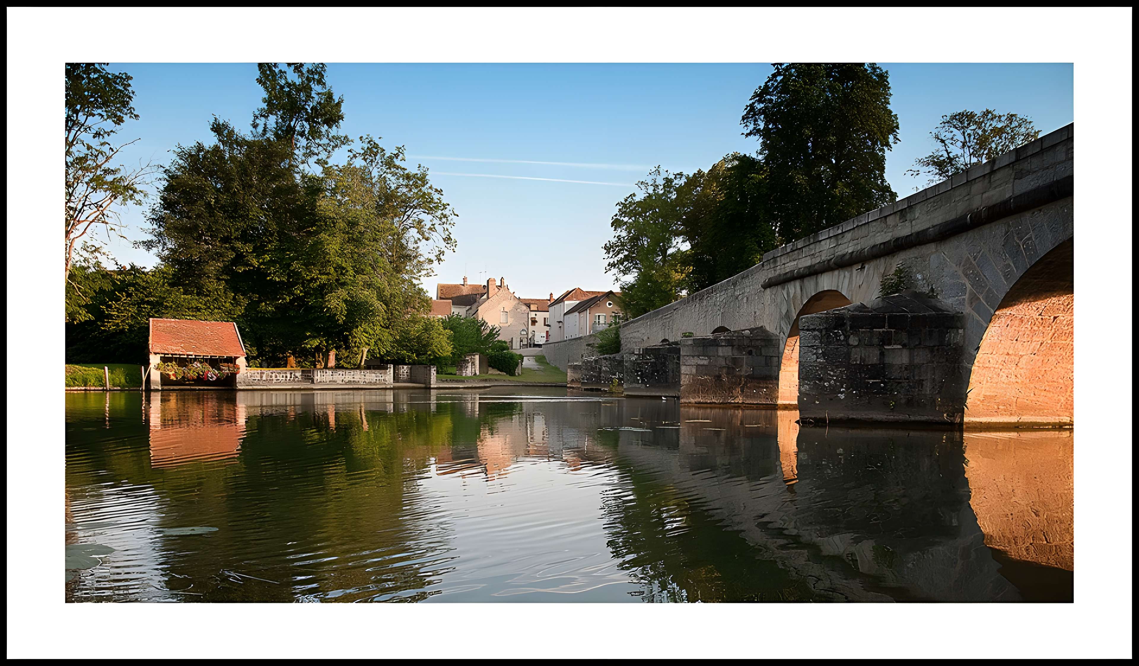 Pont sur le Loing à Grez-sur-Loing