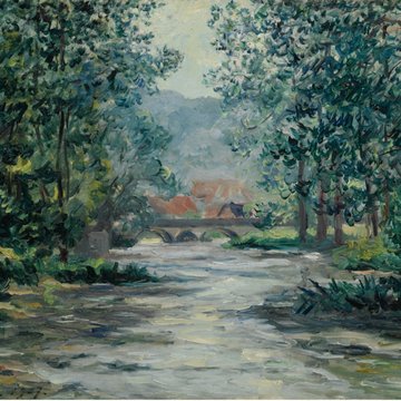 Pont sur le Loir à Lavardin