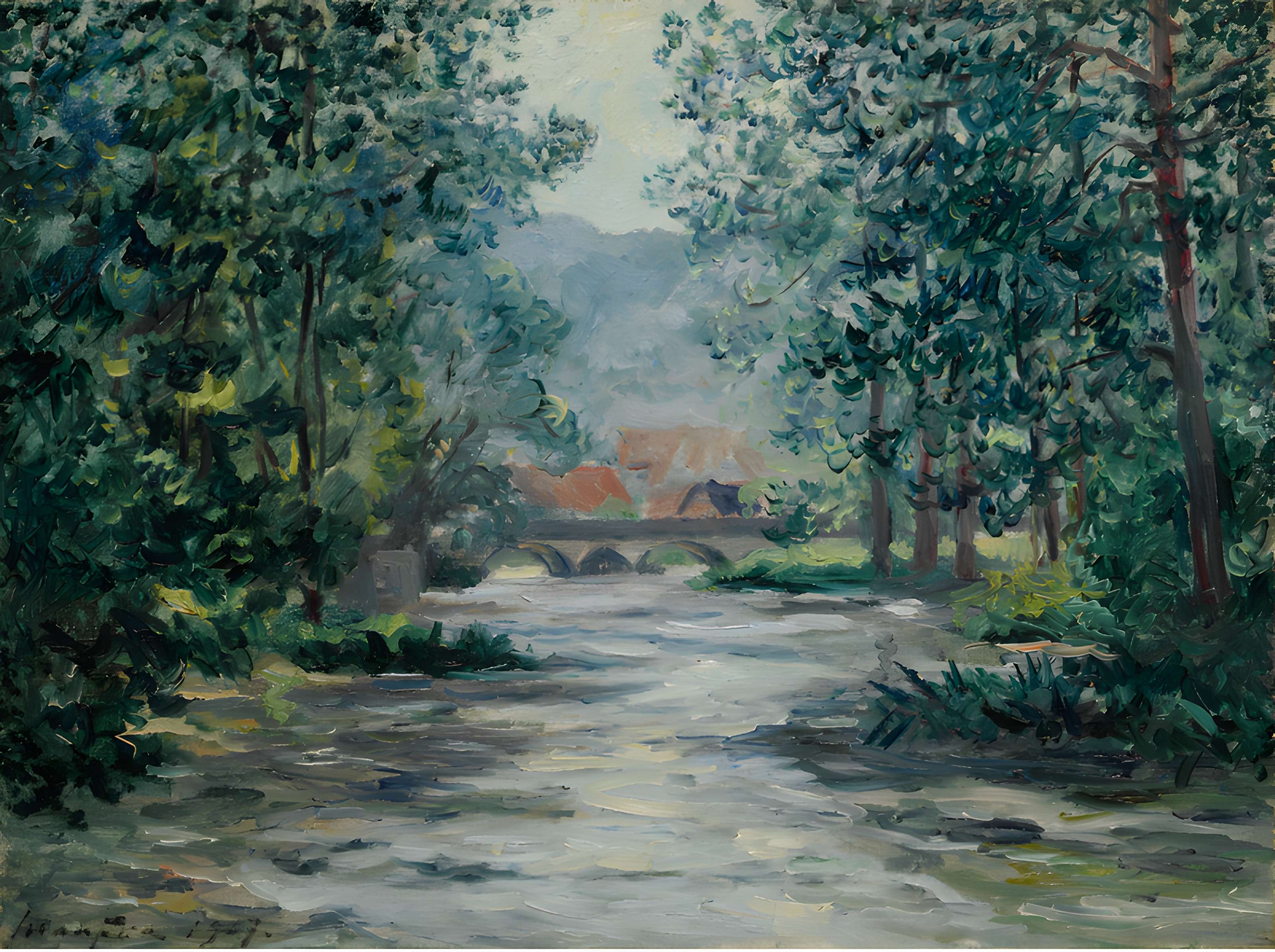 Pont sur le Loir à Lavardin