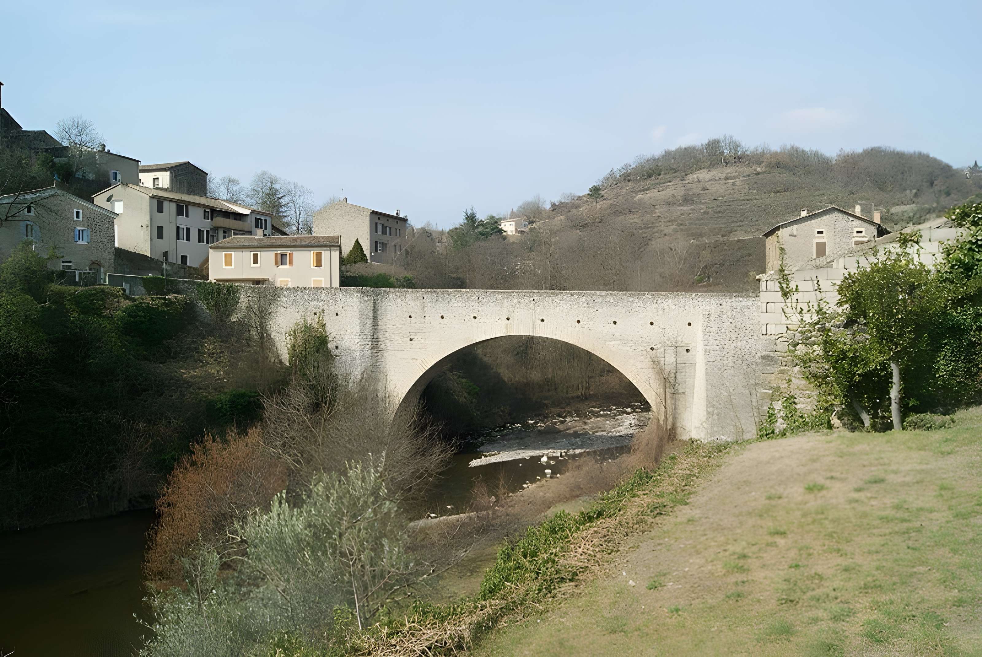 Pont sur l'Ouvèze de Coux 