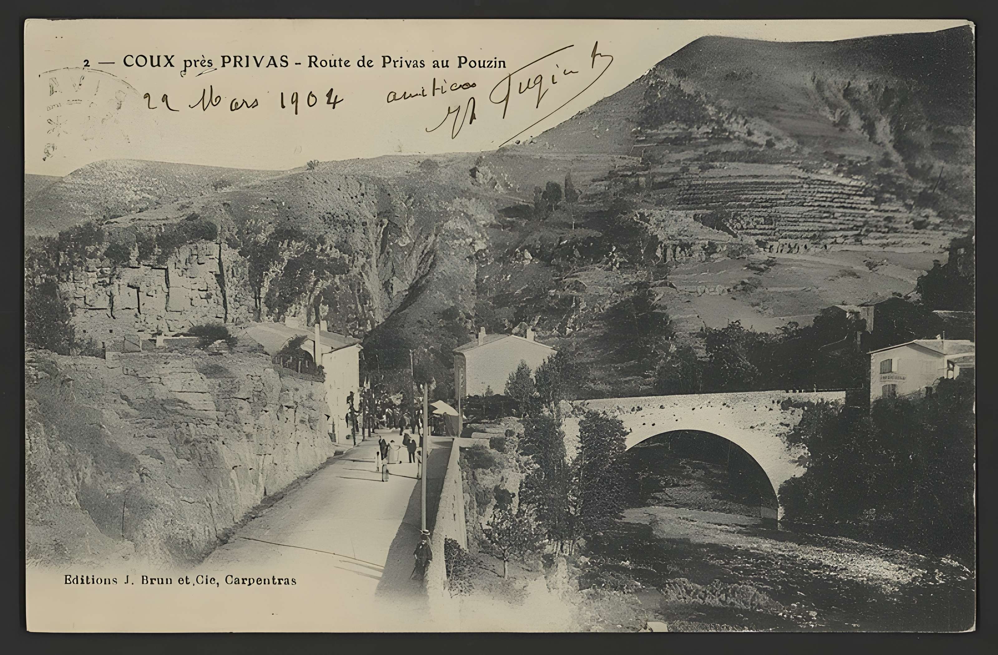 Pont sur l'Ouvèze de Coux