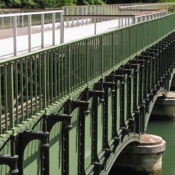 Photo de Pont-canal enjambant la Seine à Barberey-Saint-Sulpice