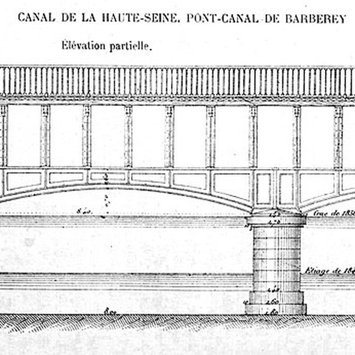 Photo de Pont-canal enjambant la Seine à Barberey-Saint-Sulpice