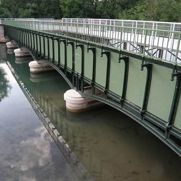 Pont-canal enjambant la Seine à Barberey-Saint-Sulpice