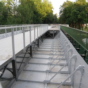 Pont-canal enjambant la Seine à Barberey-Saint-Sulpice