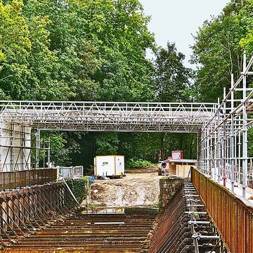 Pont-canal enjambant la Seine à Barberey-Saint-Sulpice
