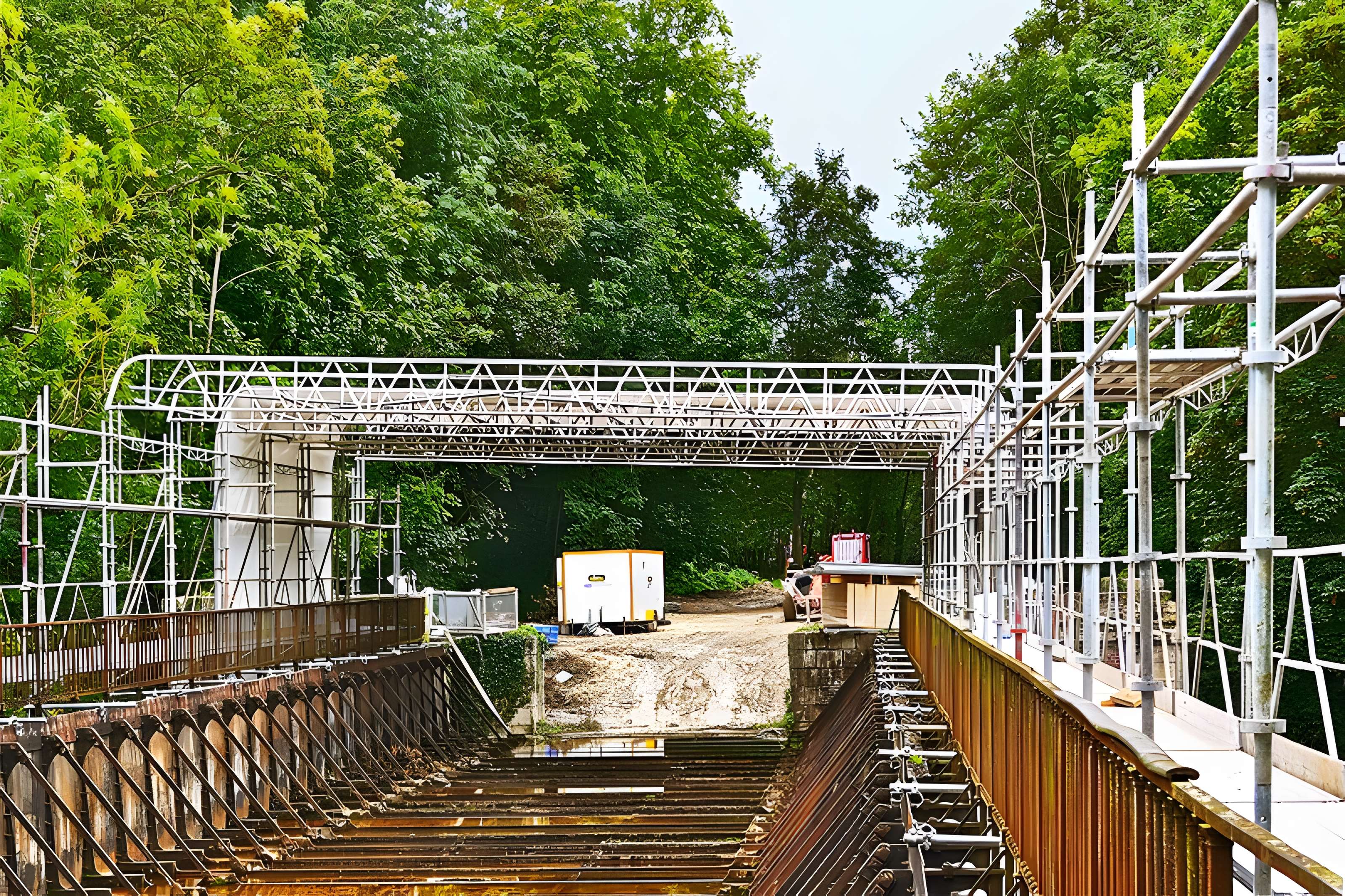 Pont-canal enjambant la Seine à Barberey-Saint-Sulpice