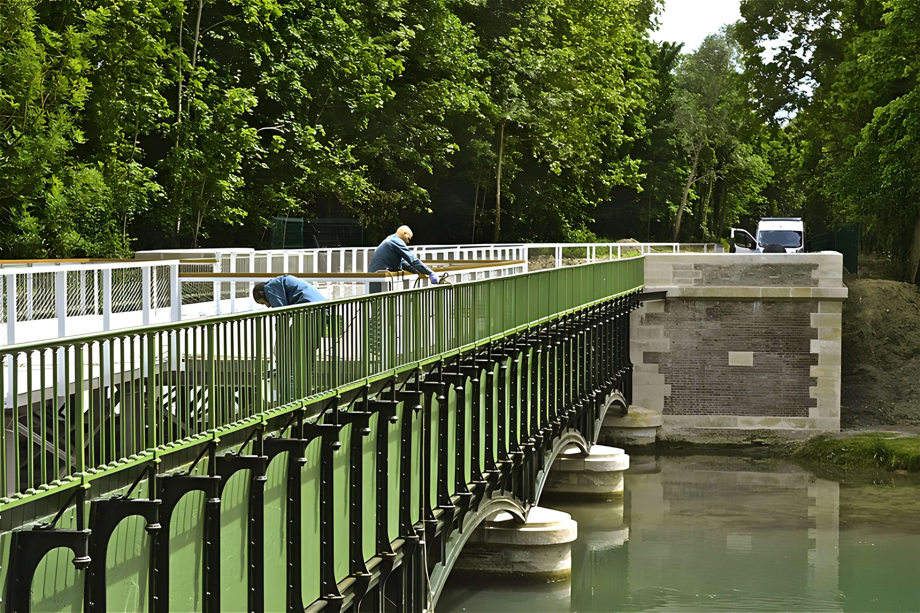 Pont-canal enjambant la Seine à Barberey-Saint-Sulpice