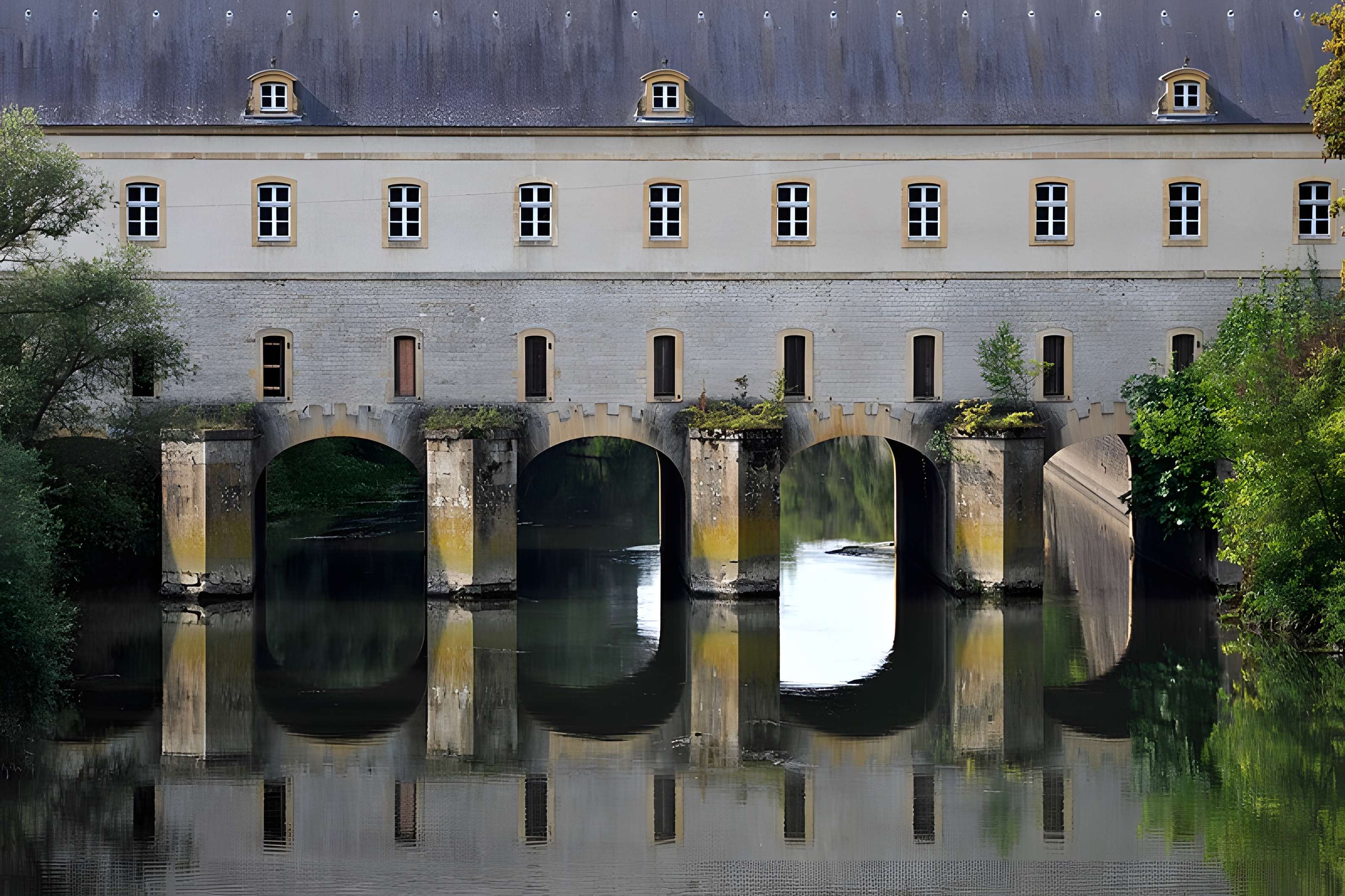 Pont-écluse sud du couronné d'Yutz