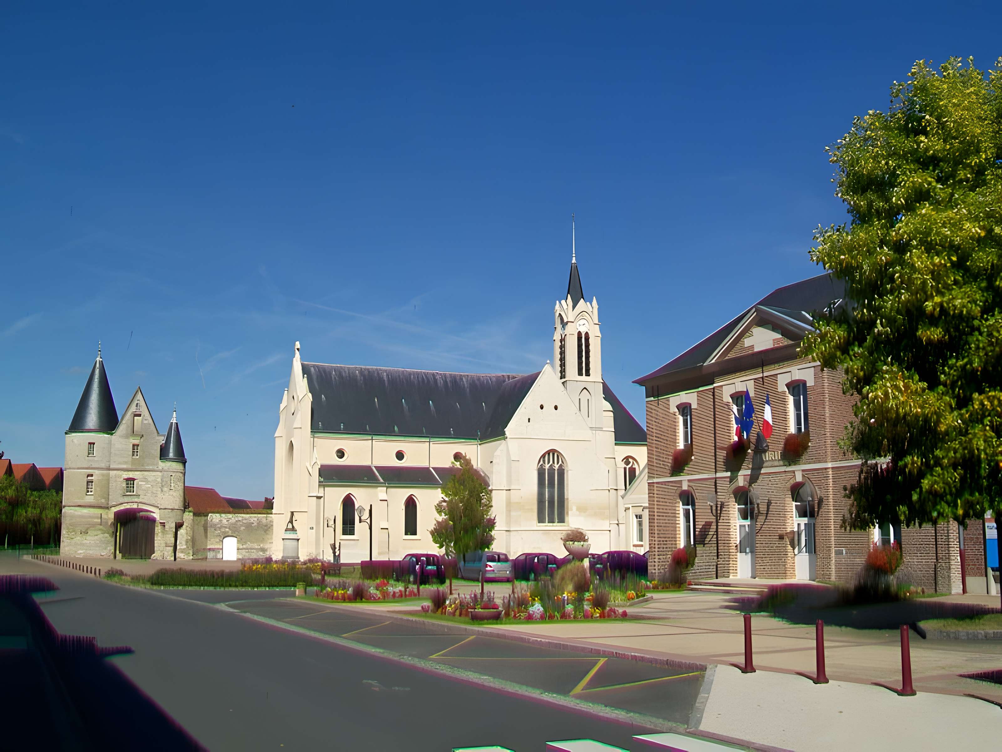 Porte du manoir de Longueil-Sainte-Marie