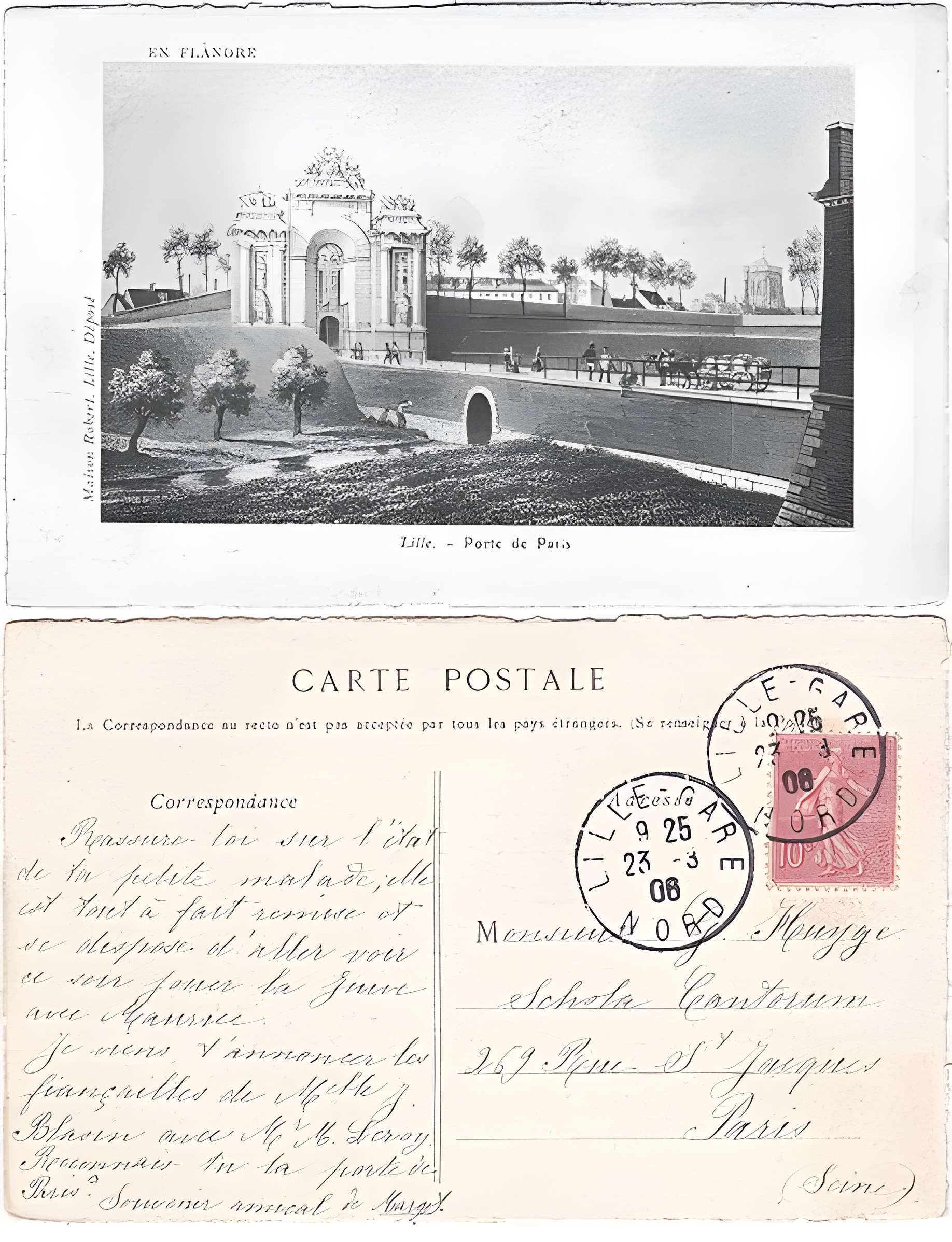 Porte de Paris à Lille