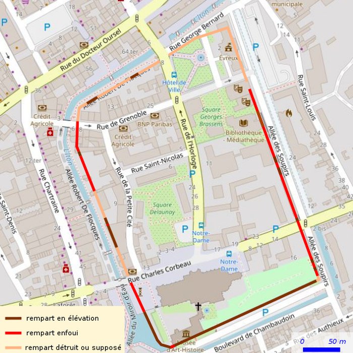 Photo de Rempart gallo-romain dÉvreux