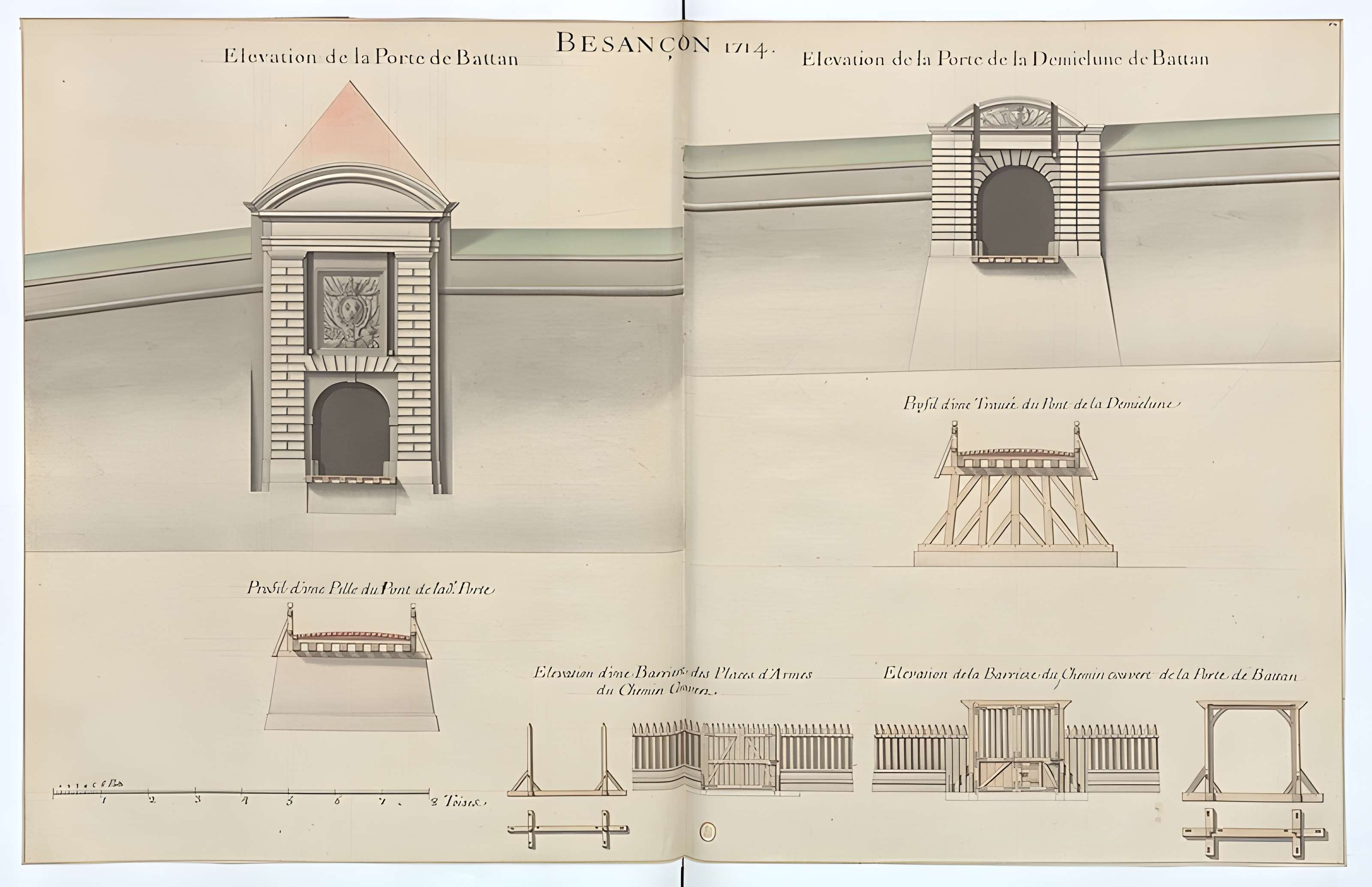 Remparts de Vauban à Besançon