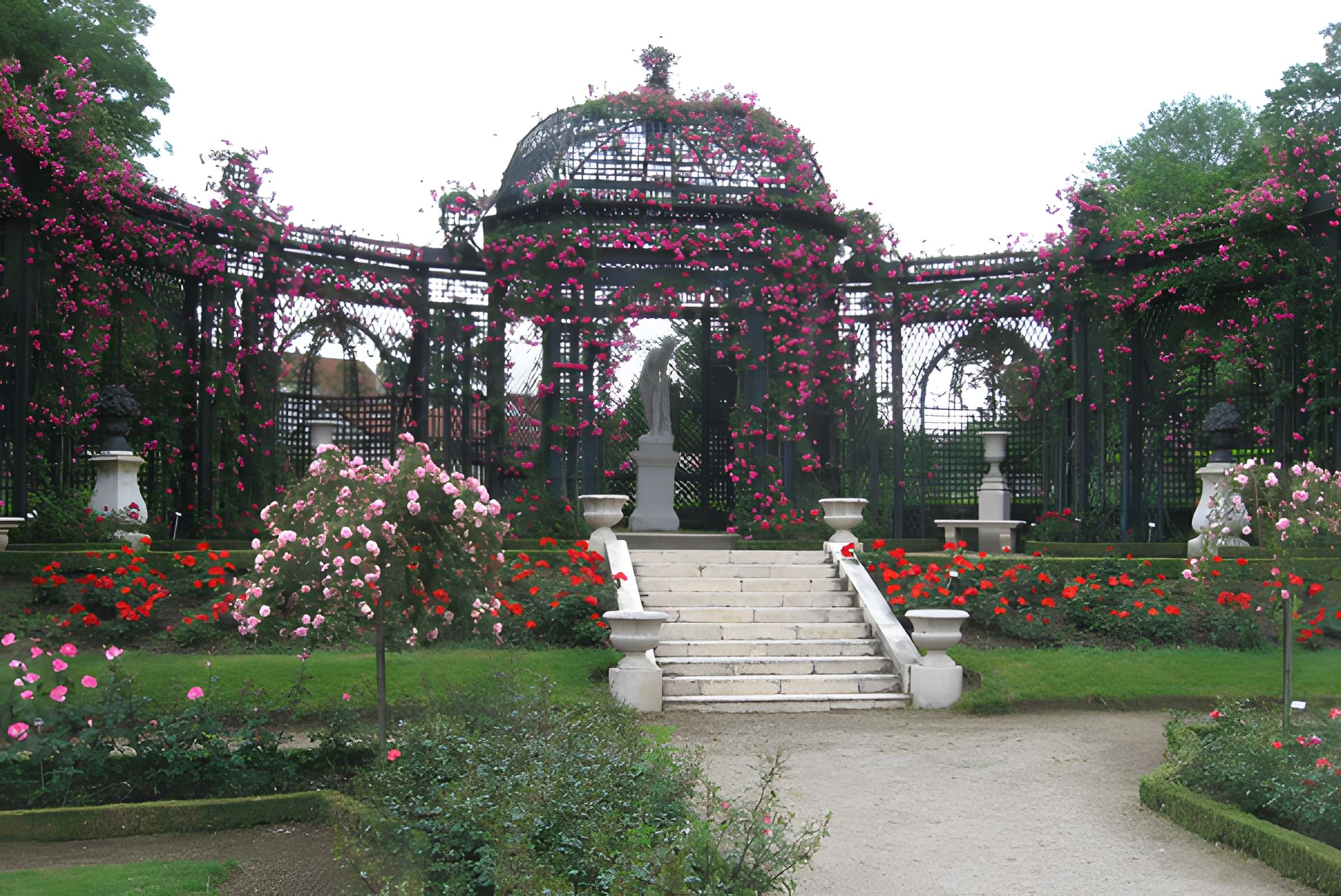 Roseraie du Val-de-Marne à L'Haÿ-les-Roses