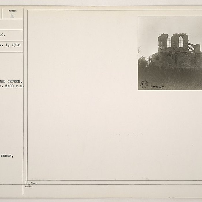 Photo de Ruine de la collégiale Saint-Germain à Montfaucon-dArgonne