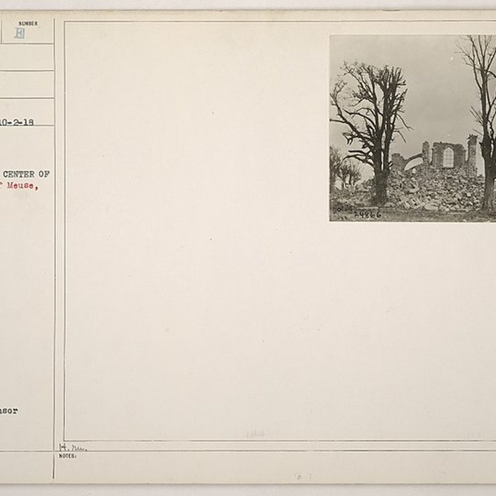 Photo de Ruine de la collégiale Saint-Germain à Montfaucon-dArgonne