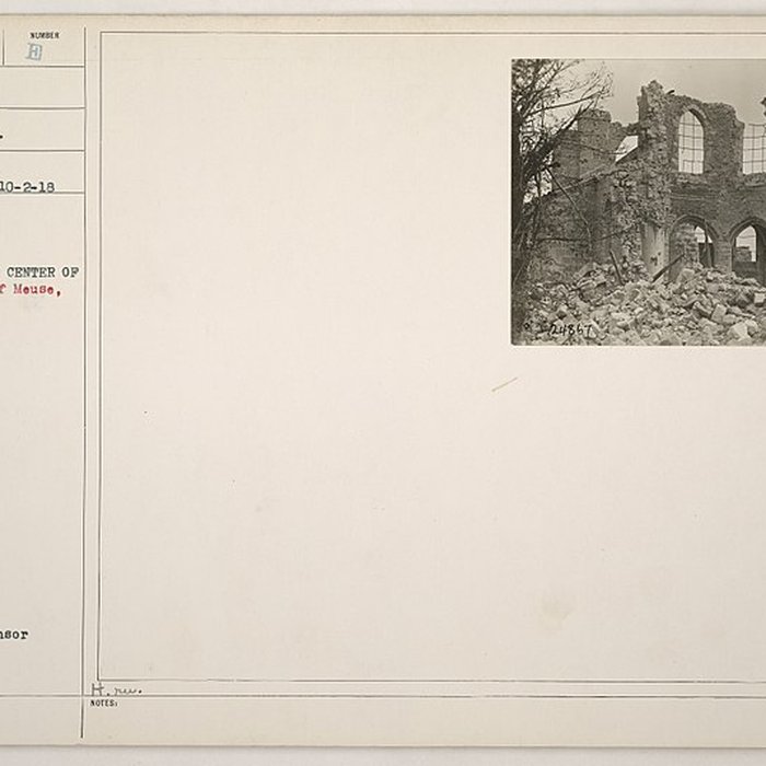 Photo de Ruine de la collégiale Saint-Germain à Montfaucon-dArgonne