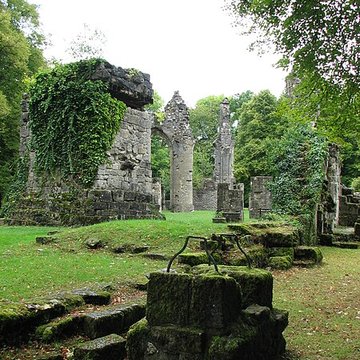 Ruine de la collégiale Saint-Germain à Montfaucon-dArgonne