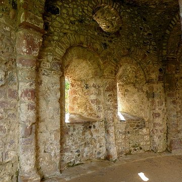 Ruines de la rotonde dite Temple de Lanleff