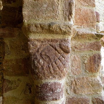 Ruines de la rotonde dite Temple de Lanleff