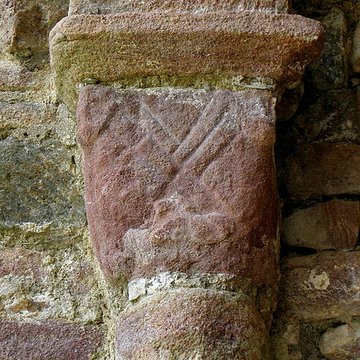 Ruines de la rotonde dite Temple de Lanleff