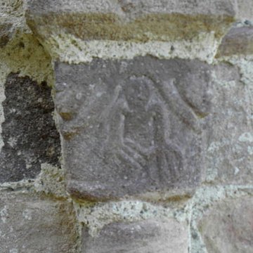 Ruines de la rotonde dite Temple de Lanleff