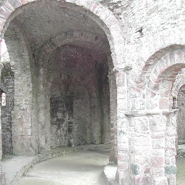 Ruines de la rotonde dite Temple de Lanleff