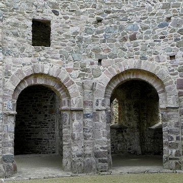 Ruines de la rotonde dite Temple de Lanleff