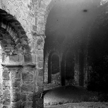 Ruines de la rotonde dite Temple de Lanleff