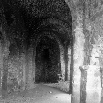 Ruines de la rotonde dite Temple de Lanleff