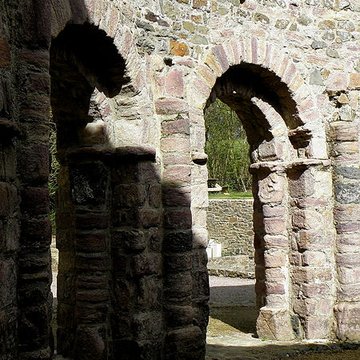 Ruines de la rotonde dite Temple de Lanleff