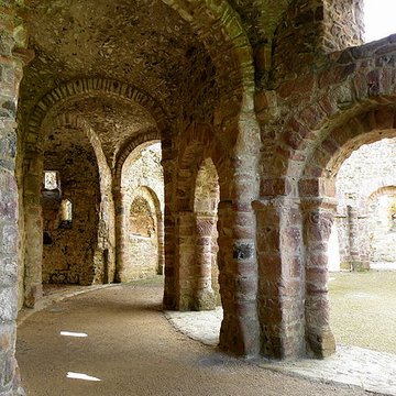 Ruines de la rotonde dite Temple de Lanleff