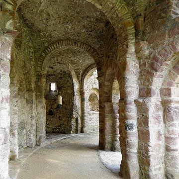 Ruines de la rotonde dite Temple de Lanleff