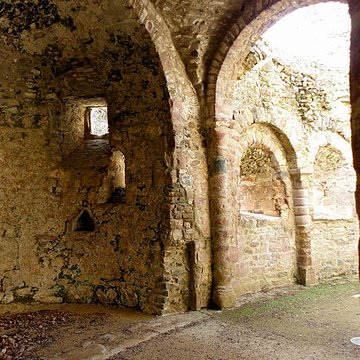Ruines de la rotonde dite Temple de Lanleff