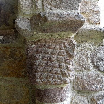 Ruines de la rotonde dite Temple de Lanleff