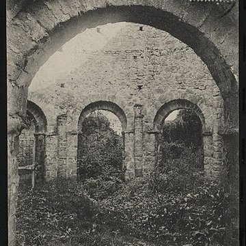 Ruines de la rotonde dite Temple de Lanleff
