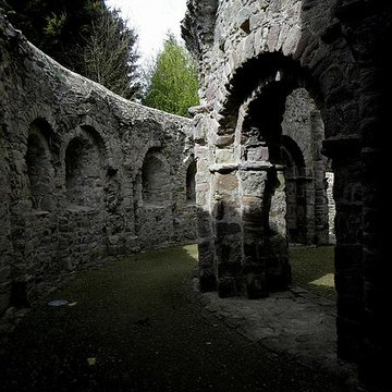 Ruines de la rotonde dite Temple de Lanleff