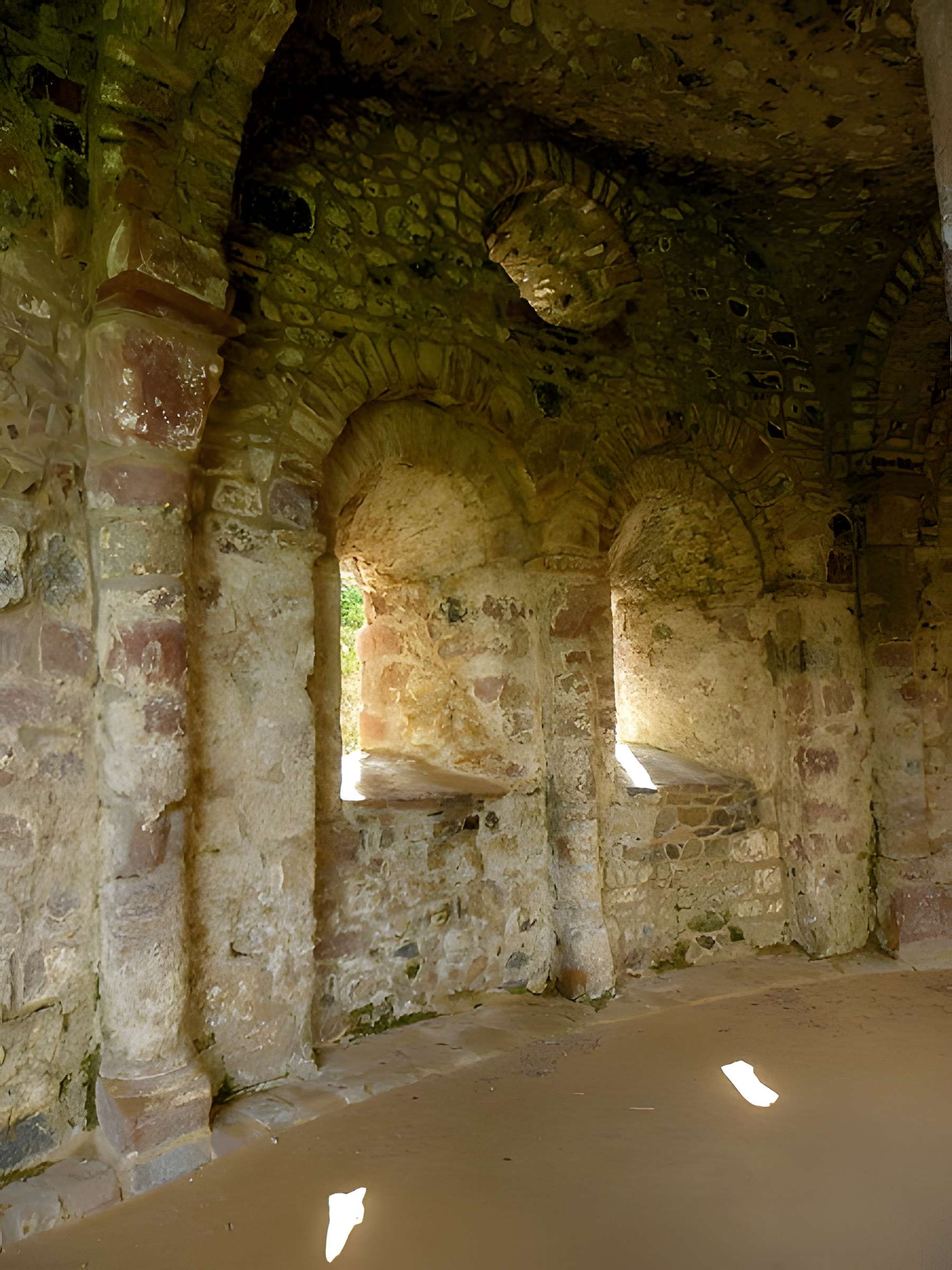 Ruines de la rotonde dite Temple de Lanleff