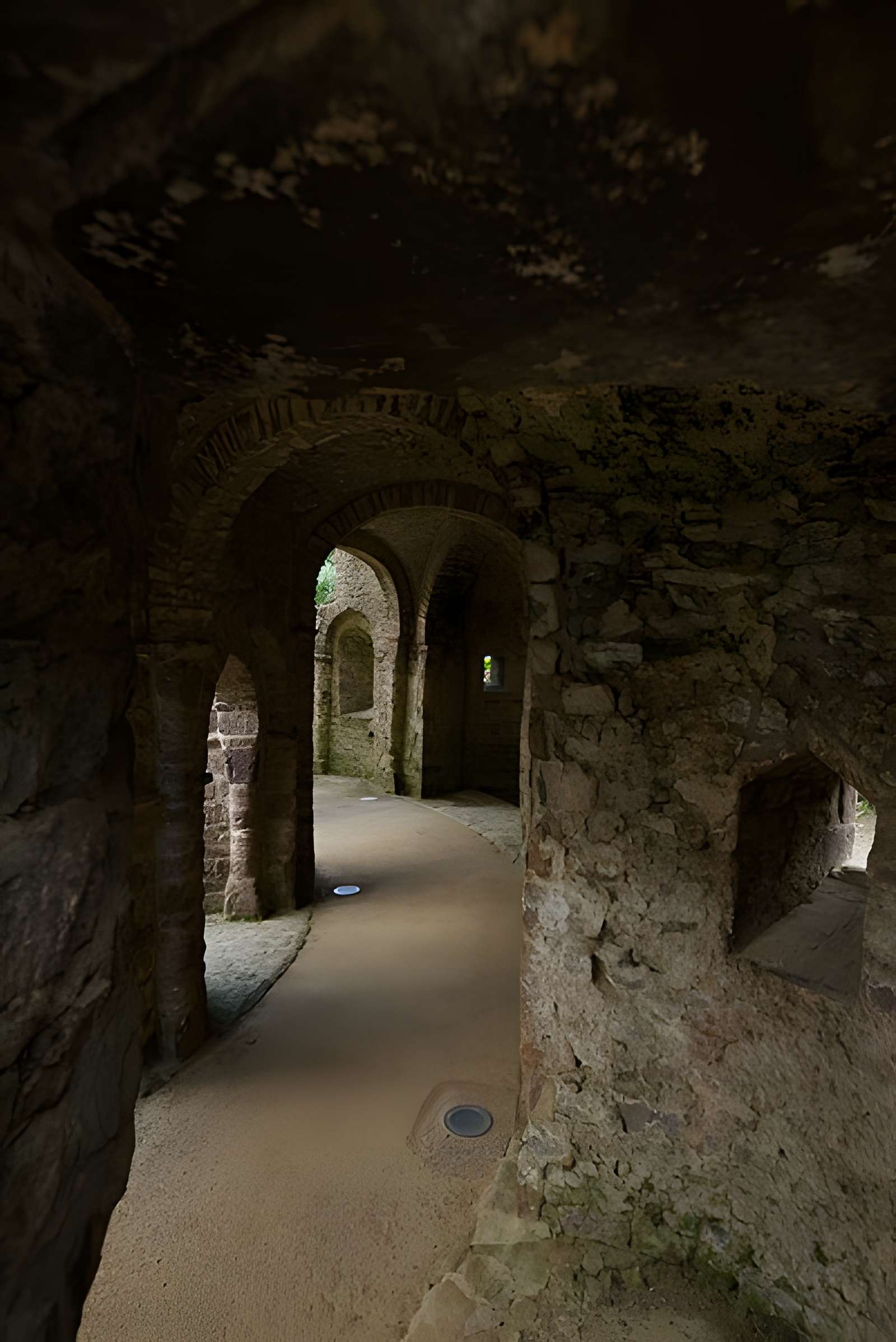 Ruines de la rotonde dite Temple de Lanleff