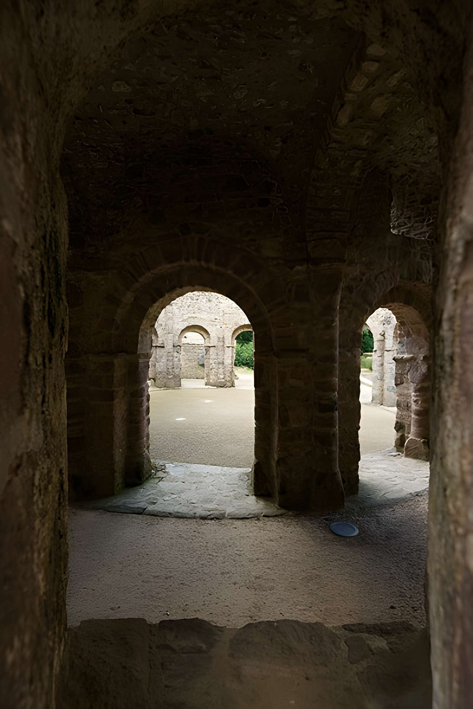 Ruines de la rotonde dite Temple de Lanleff