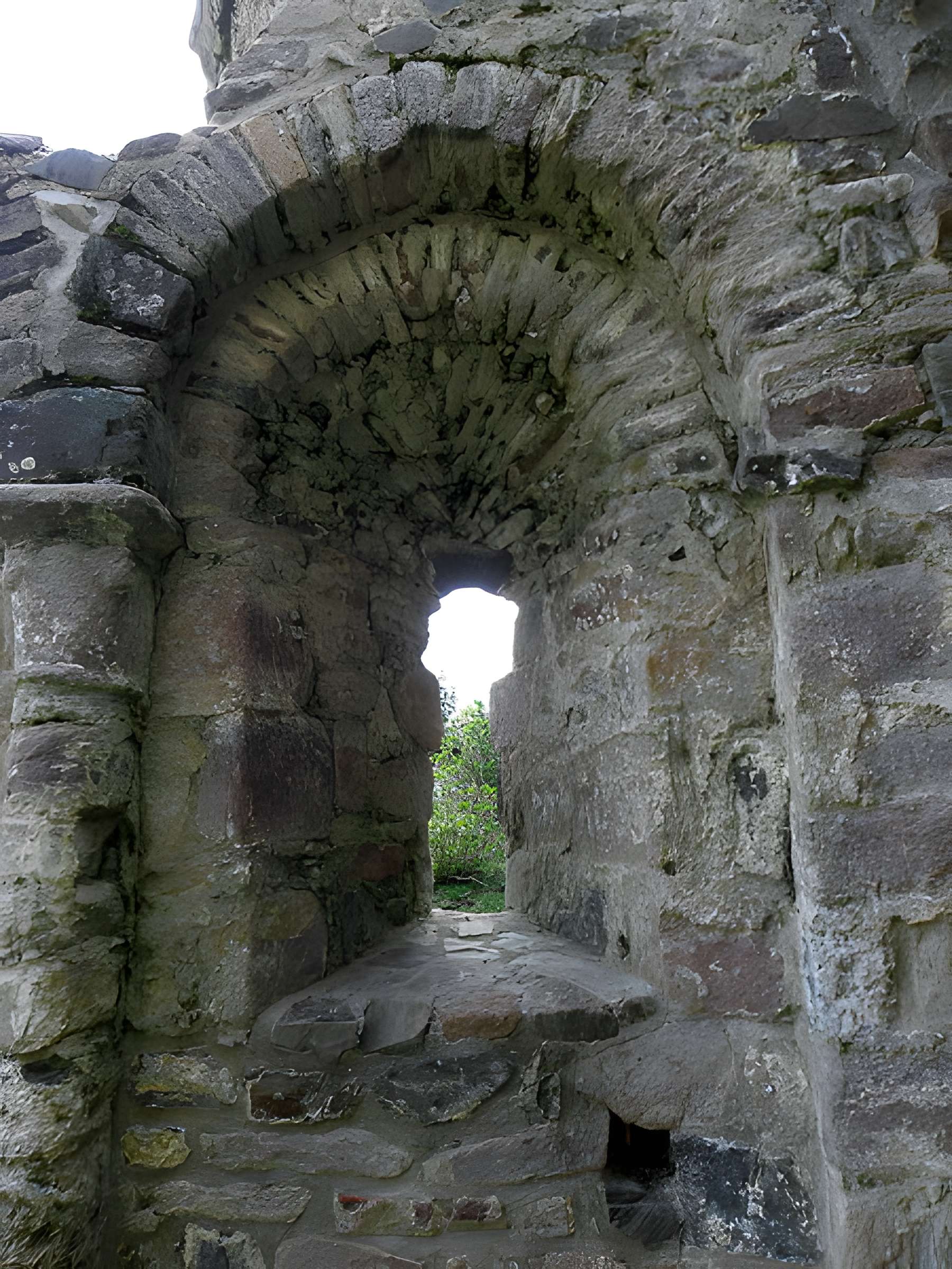 Ruines de la rotonde dite Temple de Lanleff