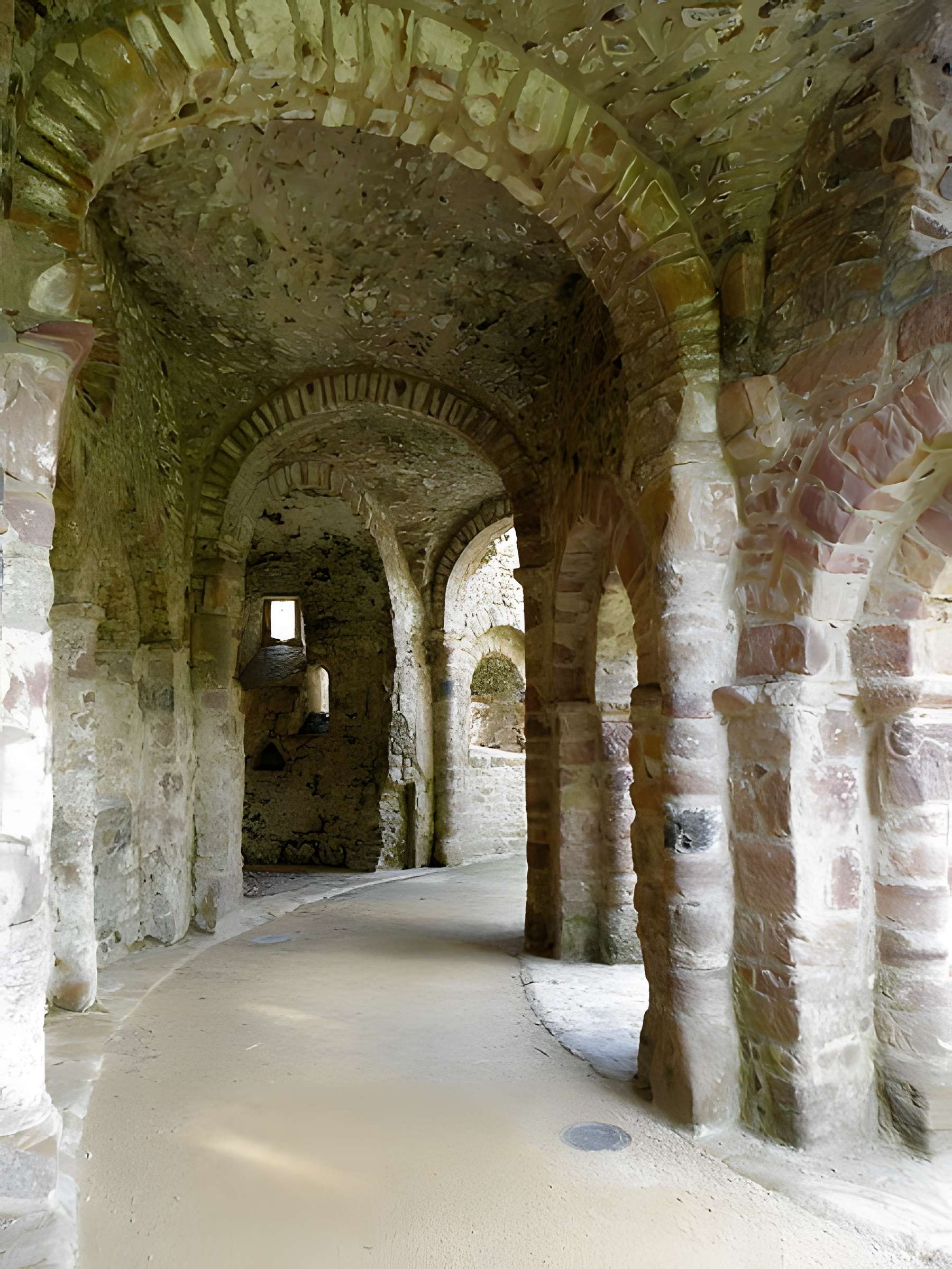 Ruines de la rotonde dite Temple de Lanleff